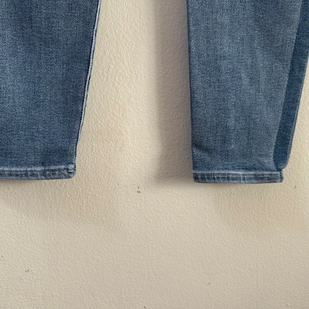 7 FOR ALL MANKIND High Waist Ankle Skinny SIZE 27 US 6 MEDIUM Versatile Two-Tone - Picture 9 of 9